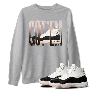 Air Jordan 11 Neapolitan shirt to match jordans Wiggling Gotem sneaker tees AJ11 Neapolitan SNRT Sneaker Release Tees Unisex Heather Grey 1 T-Shirt