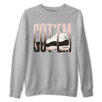 Air Jordan 11 Neapolitan shirt to match jordans Wiggling Gotem sneaker tees AJ11 Neapolitan SNRT Sneaker Release Tees Unisex Heather Grey 2 T-Shirt