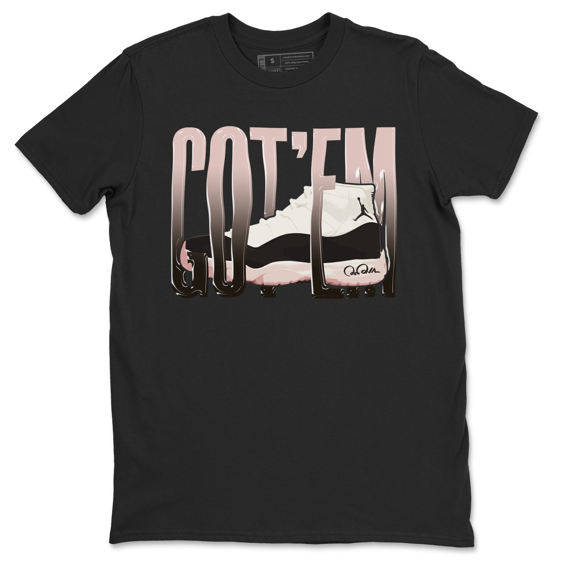 Air Jordan 11 Neapolitan shirt to match jordans Wiggling Gotem sneaker tees AJ11 Neapolitan SNRT Sneaker Release Tees Unisex Black 2 T-Shirt
