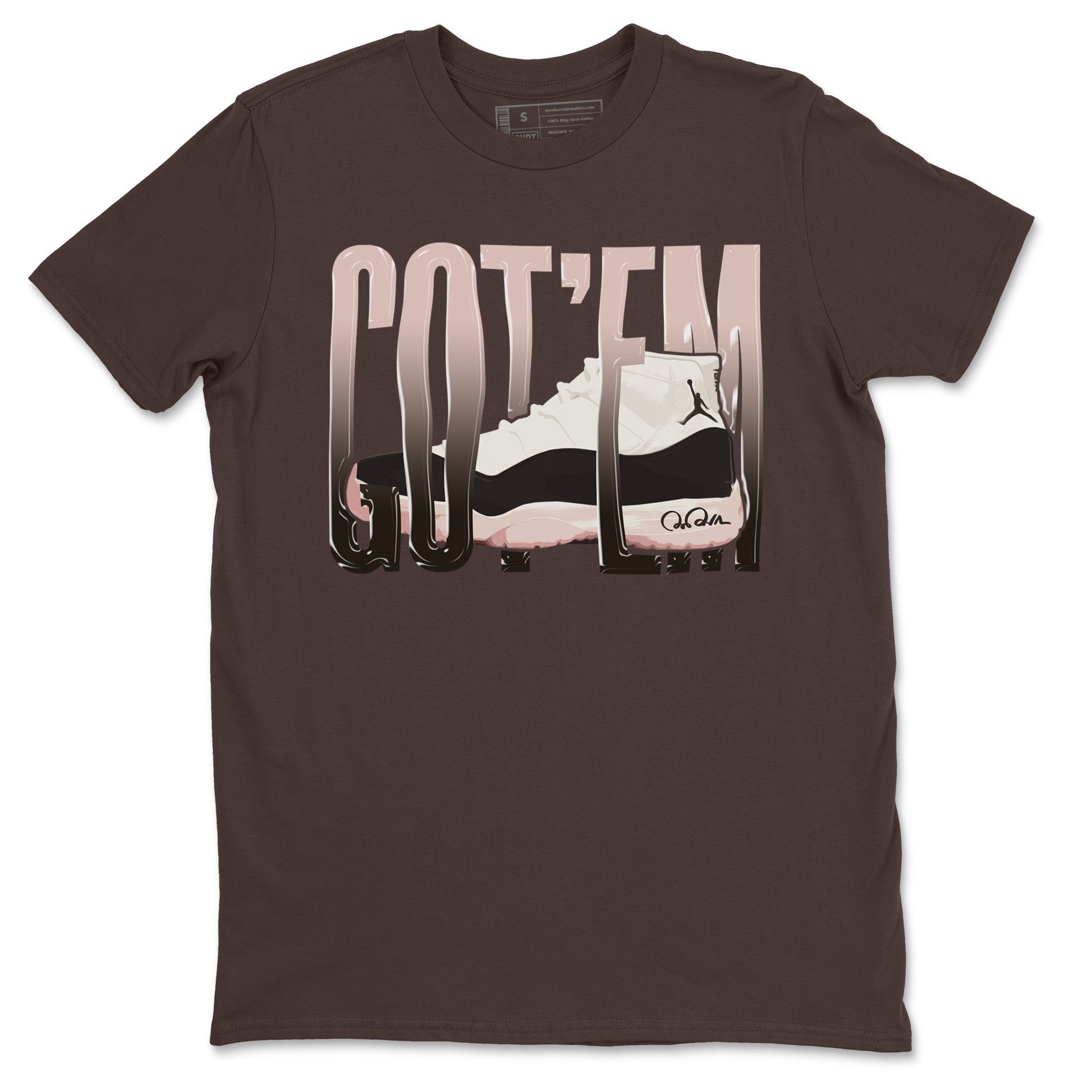 Air Jordan 11 Neapolitan shirt to match jordans Wiggling Gotem sneaker tees AJ11 Neapolitan SNRT Sneaker Release Tees Unisex Dark Chocolate 2 T-Shirt
