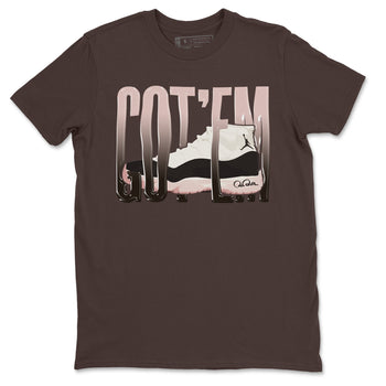 Air Jordan 11 Neapolitan shirt to match jordans Wiggling Gotem sneaker tees AJ11 Neapolitan SNRT Sneaker Release Tees Unisex Dark Chocolate 2 T-Shirt
