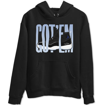 11s Black and Varsity Royal shirt to match jordans Wiggling Gotem sneaker tees Air Jordan 11 Black/Varsity Royal SNRT Sneaker Release Tees Unisex Black 2 T-Shirt