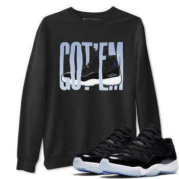 11s Black and Varsity Royal shirt to match jordans Wiggling Gotem sneaker tees Air Jordan 11 Black/Varsity Royal SNRT Sneaker Release Tees Unisex Black 1 T-Shirt