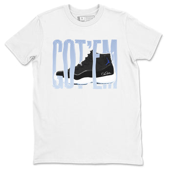 11s Black and Varsity Royal shirt to match jordans Wiggling Gotem sneaker tees Air Jordan 11 Black/Varsity Royal SNRT Sneaker Release Tees Unisex White 2 T-Shirt