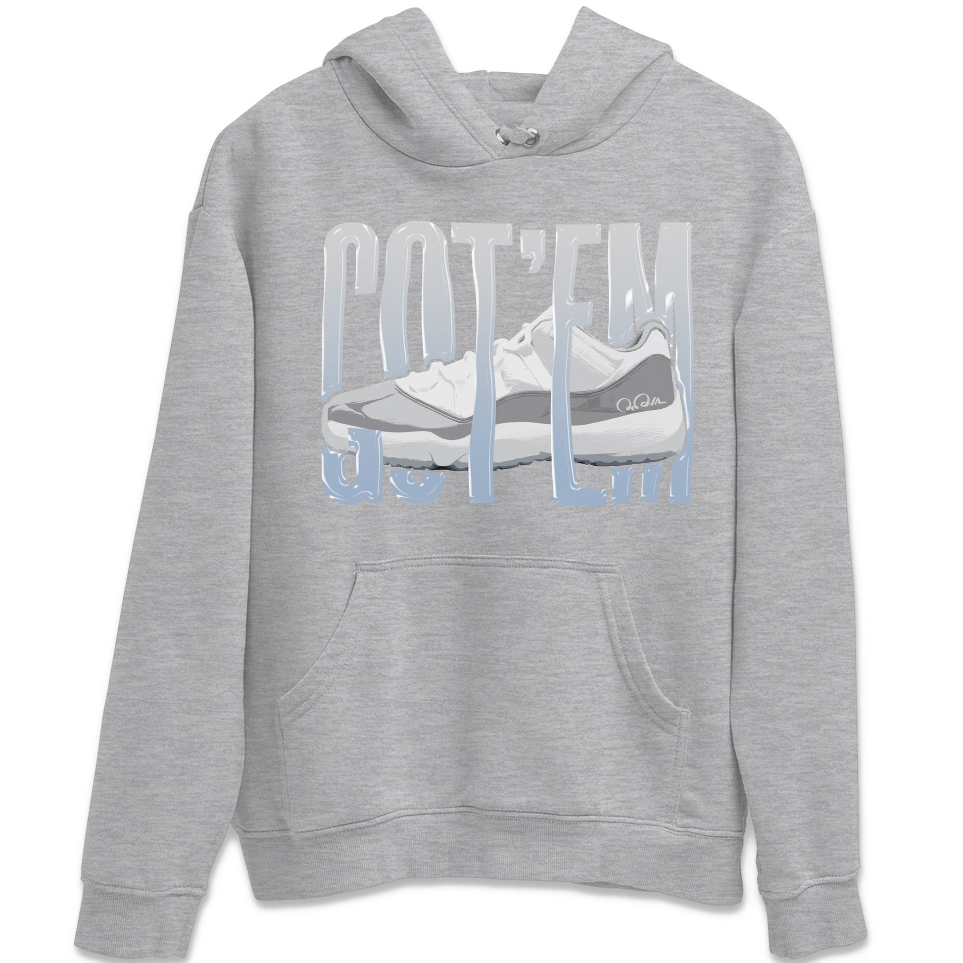 Air Jordan 11 White Cement Sneaker Match Tees Wiggling Gotem Sneaker Tees Air Jordan 11 Cement Grey Sneaker Release Tees Unisex Shirts Heather Grey 2