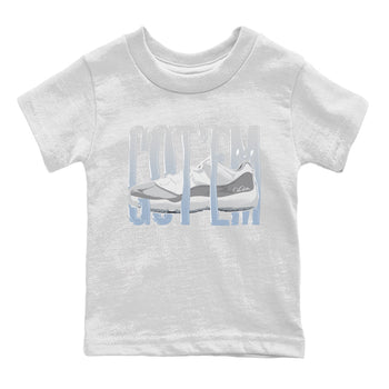 Air Jordan 11 White Cement Sneaker Match Tees Wiggling Gotem Sneaker Tees Air Jordan 11 Cement Grey Sneaker Release Tees Kids Shirts White 2