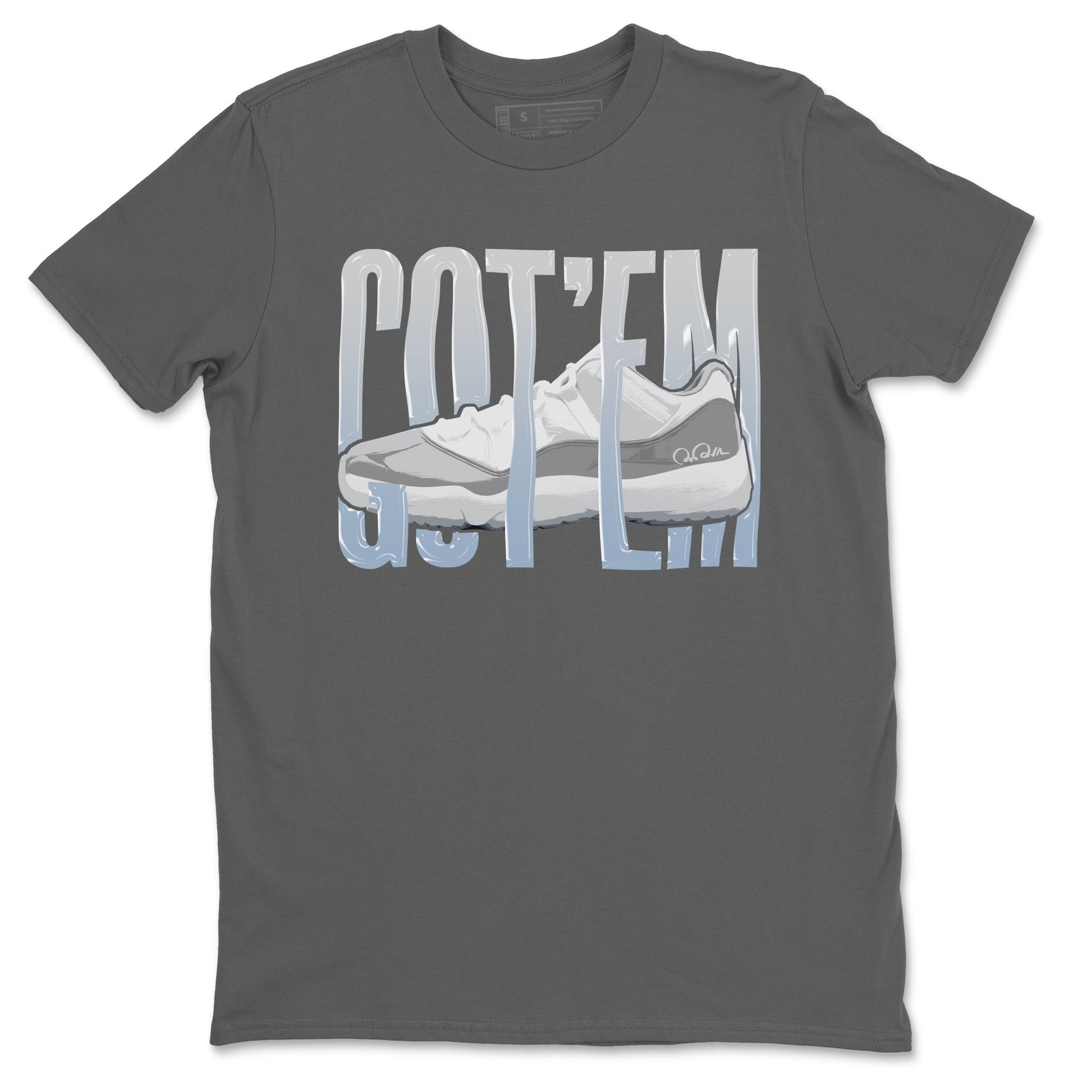 Air Jordan 11 White Cement Sneaker Match Tees Wiggling Gotem Sneaker Tees Air Jordan 11 Cement Grey Sneaker Release Tees Unisex Shirts Cool Grey 2