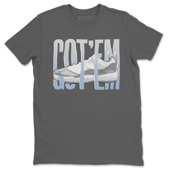Air Jordan 11 White Cement Sneaker Match Tees Wiggling Gotem Sneaker Tees Air Jordan 11 Cement Grey Sneaker Release Tees Unisex Shirts Cool Grey 2