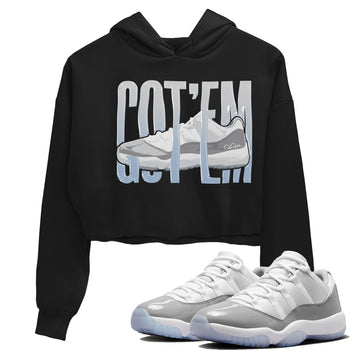 Air Jordan 11 White Cement Sneaker Match Tees Wiggling Gotem Sneaker Tees Air Jordan 11 Cement Grey Sneaker Release Tees Women's Shirts Black 1