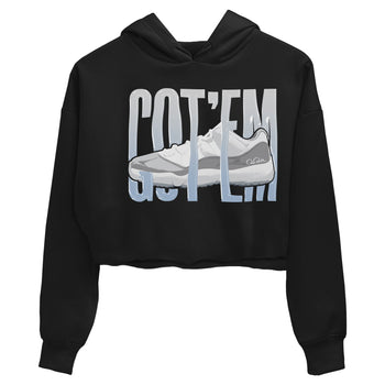 Air Jordan 11 White Cement Sneaker Match Tees Wiggling Gotem Sneaker Tees Air Jordan 11 Cement Grey Sneaker Release Tees Women's Shirts Black 2