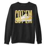 Air Jordan 11 Yellow Python Sneaker Match Tees Wiggling Gotem Sneaker Tees AJ11 Yellow Python Sneaker Release Tees Unisex Shirts Black 2