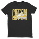 Air Jordan 11 Yellow Python Sneaker Match Tees Wiggling Gotem Sneaker Tees AJ11 Yellow Python Sneaker Release Tees Unisex Shirts Black 2