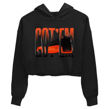 Air Jordan 12 Brilliant Orange Wiggling Gotem WMNS Cotton Sneaker Hoodie Air Jordan 12 Brilliant Orange Sneaker Crop Hoodie Washing and Care Tip