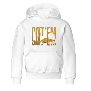 Air Jordan 13 Wheat Sneaker Match Tees Wiggling Gotem Sneaker Tees AJ13 Wheat Sneaker Release Tees Kids Shirts White 2