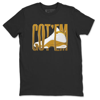 Air Jordan 13 Wheat Sneaker Match Tees Wiggling Gotem Sneaker Tees AJ13 Wheat Sneaker Release Tees Unisex Shirts Black 2