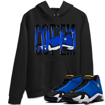 Air Jordan 14 Laney Sneaker Match Tees Wiggling Gotem Sneaker Tees AJ14 Laney Sneaker Release Tees Unisex Shirts Black 1