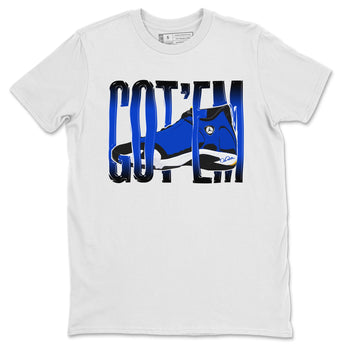 Air Jordan 14 Laney Sneaker Match Tees Wiggling Gotem Sneaker Tees AJ14 Laney Sneaker Release Tees Unisex Shirts White 2