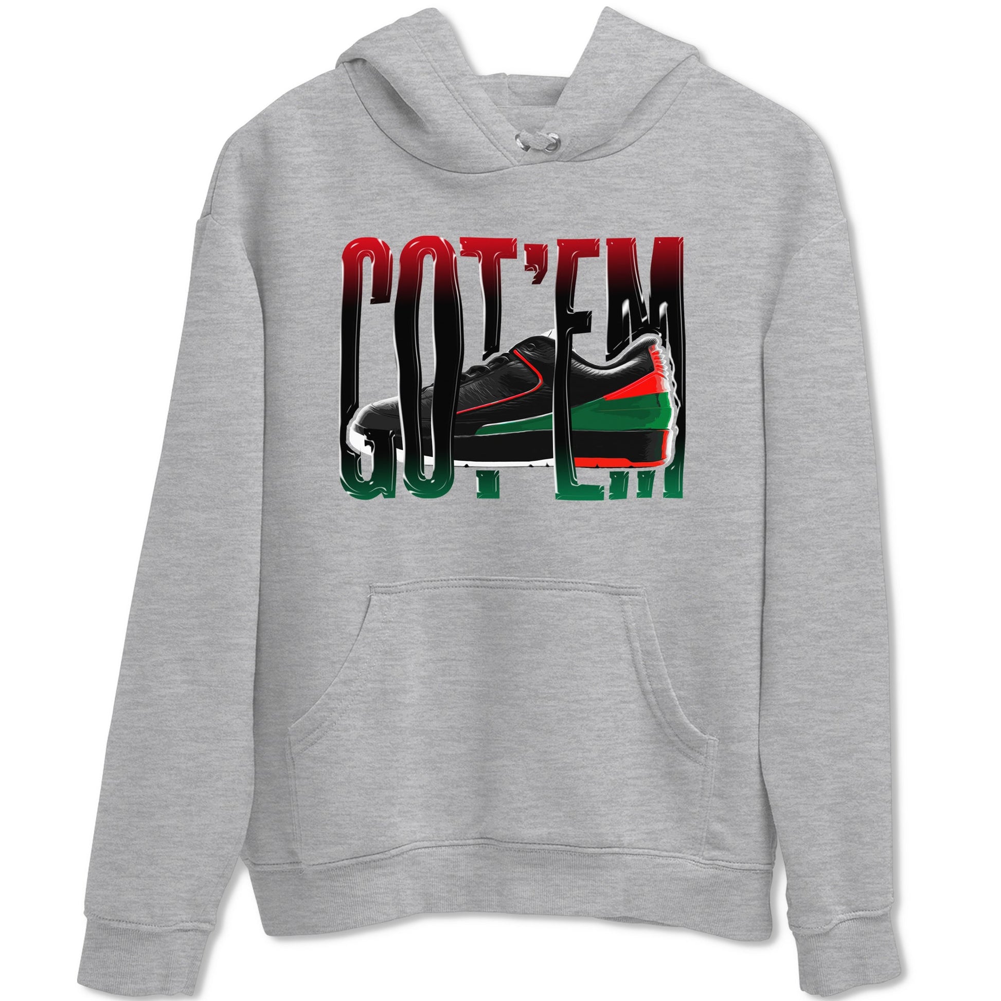 2s Christmas X-mas gift shirt to match jordans Wiggling Gotem sneaker tees Air Jordan 2 Christmas SNRT Sneaker Release Tees Unisex Heather Grey 2 T-Shirt