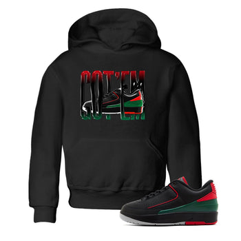 2s Christmas X-mas gift shirt to match jordans Wiggling Gotem sneaker tees Air Jordan 2 Christmas SNRT Sneaker Release Tees Baby Toddler Black 1 T-Shirt