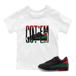 2s Christmas X-mas gift shirt to match jordans Wiggling Gotem sneaker tees Air Jordan 2 Christmas SNRT Sneaker Release Tees Baby Toddler White 1 T-Shirt