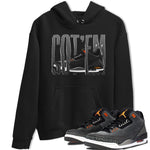 Air Jordan 3 Fear shirt to match jordans Wiggling Gotem sneaker tees AJ3 Fear SNRT Sneaker Release Tees Unisex Black 1 T-Shirt