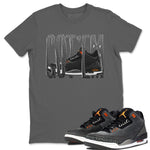 Air Jordan 3 Fear shirt to match jordans Wiggling Gotem sneaker tees AJ3 Fear SNRT Sneaker Release Tees Unisex Cool Grey 1 T-Shirt