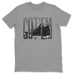 Air Jordan 3 Fear shirt to match jordans Wiggling Gotem sneaker tees AJ3 Fear SNRT Sneaker Release Tees Unisex Heather Grey 2 T-Shirt