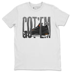 Air Jordan 3 Fear shirt to match jordans Wiggling Gotem sneaker tees AJ3 Fear SNRT Sneaker Release Tees Unisex White 2 T-Shirt