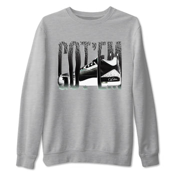 3s Green Glow shirt to match jordans Wiggling Gotem sneaker tees Air Jordan 3 Green Glow SNRT Sneaker Release Tees unisex cotton Heather Grey 2 crew neck shirt