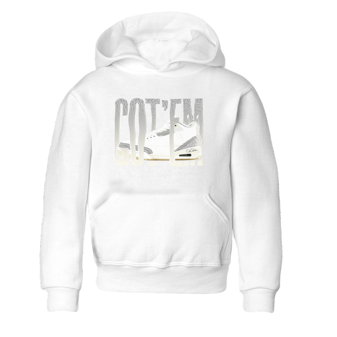 3s Ivory shirt to match jordans Wiggling Gotem sneaker tees Air Jordan 3 Ivory SNRT sneaker release tees baby toddler White 2 cotton Shirt