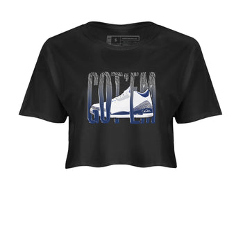 3s Midnight Navy shirt to match jordans Wiggling Gotem sneaker tees Air Jordan 3 Midnight Navy SNRT Sneaker Release Tees Black 2 crop length shirt