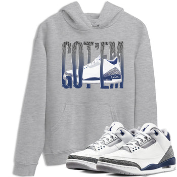 3s Midnight Navy shirt to match jordans Wiggling Gotem sneaker tees Air Jordan 3 Midnight Navy SNRT Sneaker Release Tees unisex cotton Heather Grey 1 crew neck shirt