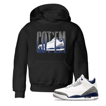 3s Midnight Navy shirt to match jordans Wiggling Gotem sneaker tees Air Jordan 3 Midnight Navy SNRT sneaker release tees baby toddler Black 1 cotton Shirt