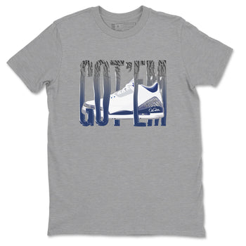 3s Midnight Navy shirt to match jordans Wiggling Gotem sneaker tees Air Jordan 3 Midnight Navy SNRT Sneaker Release Tees unisex cotton Heather Grey 2 crew neck shirt