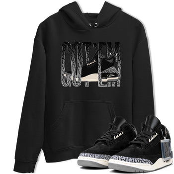 Air Jordan 3 Off Noir shirt to match jordans Wiggling Gotem sneaker tees AJ3 Off Noir SNRT Sneaker Release Tees Unisex Black 1 T-Shirt