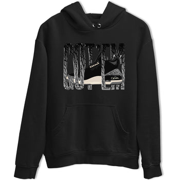Air Jordan 3 Off Noir shirt to match jordans Wiggling Gotem sneaker tees AJ3 Off Noir SNRT Sneaker Release Tees Unisex Black 2 T-Shirt