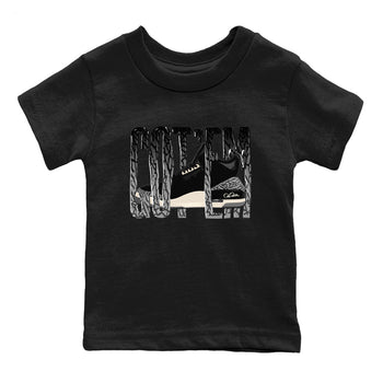 Air Jordan 3 Off Noir shirt to match jordans Wiggling Gotem sneaker tees AJ3 Off Noir SNRT Sneaker Release Tees Baby Toddler Black 2 T-Shirt