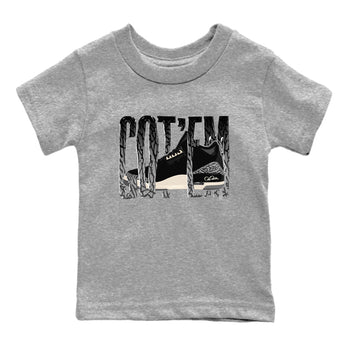 Air Jordan 3 Off Noir shirt to match jordans Wiggling Gotem sneaker tees AJ3 Off Noir SNRT Sneaker Release Tees Baby Toddler Heather Grey 2 T-Shirt