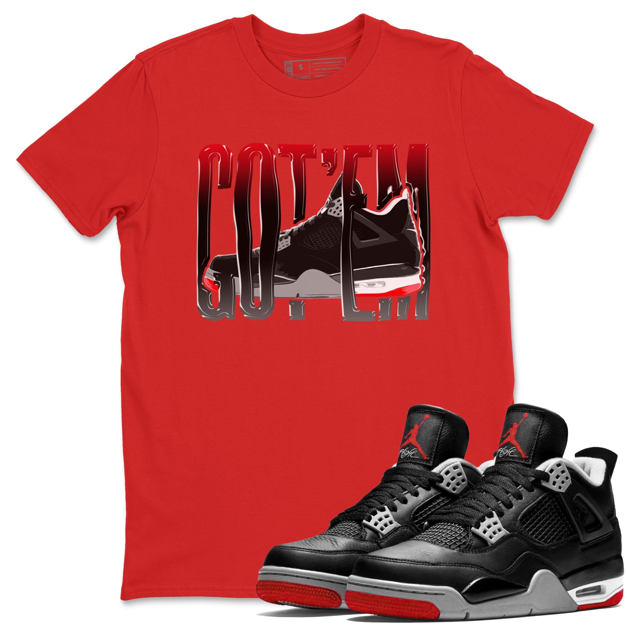 Jordan 4 bred apparel best sale