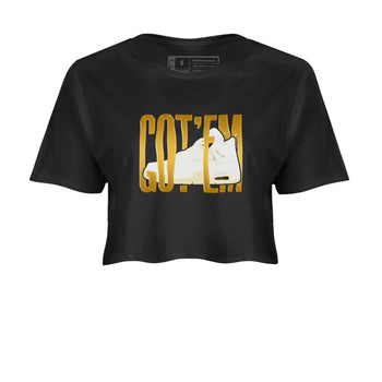 4s Sail shirt to match jordans Wiggling Gotem sneaker tees Air Jordan 4 Sail SNRT Sneaker Release Tees Black 2 crop length shirt