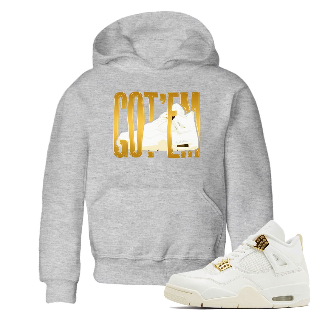 4s Sail shirt to match jordans Wiggling Gotem sneaker tees Air Jordan 4 Sail SNRT sneaker release tees baby toddler Heather Grey 1 cotton Shirt