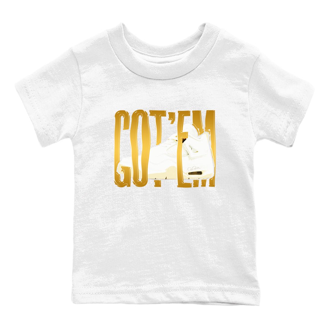 4s Sail shirt to match jordans Wiggling Gotem sneaker tees Air Jordan 4 Sail SNRT sneaker release tees baby toddler White 2 cotton Shirt