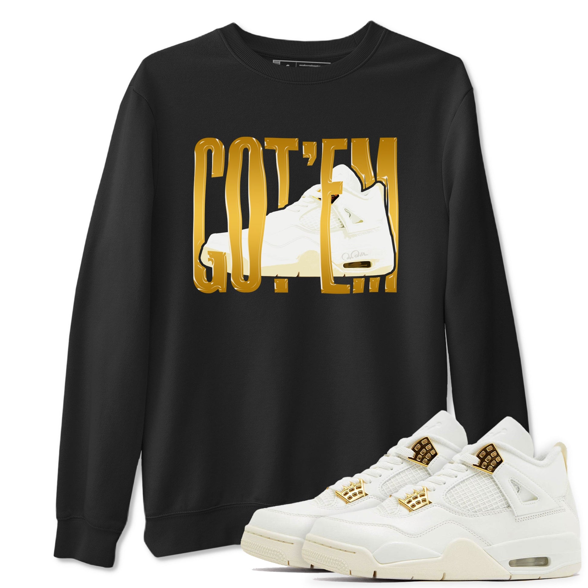 4s Sail shirt to match jordans Wiggling Gotem sneaker tees Air Jordan 4 Sail SNRT Sneaker Release Tees unisex cotton Black 1 crew neck shirt