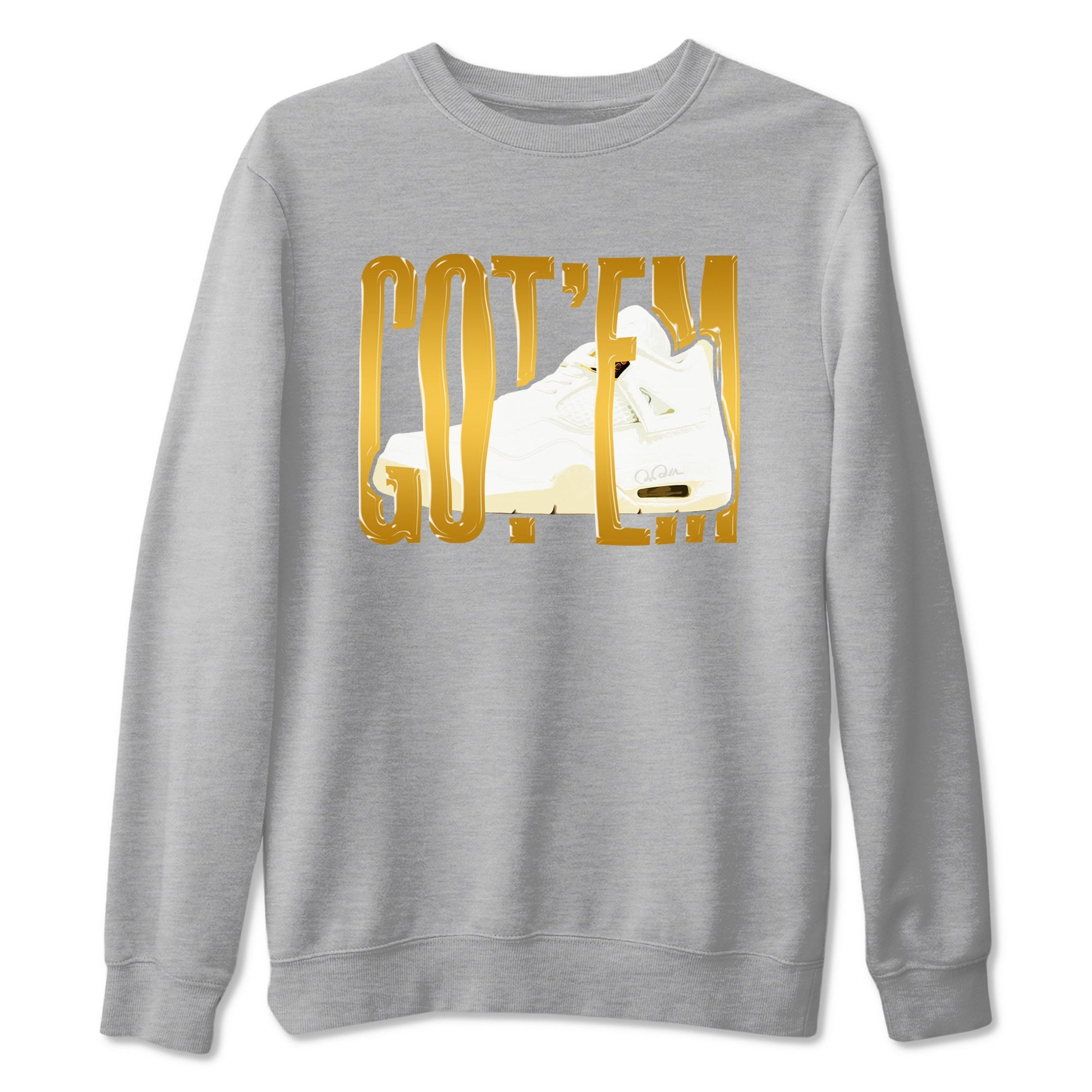 4s Sail shirt to match jordans Wiggling Gotem sneaker tees Air Jordan 4 Sail SNRT Sneaker Release Tees unisex cotton Heather Grey 2 crew neck shirt