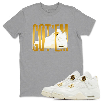 4s Sail shirt to match jordans Wiggling Gotem sneaker tees Air Jordan 4 Sail SNRT Sneaker Release Tees unisex cotton Heather Grey 1 crew neck shirt