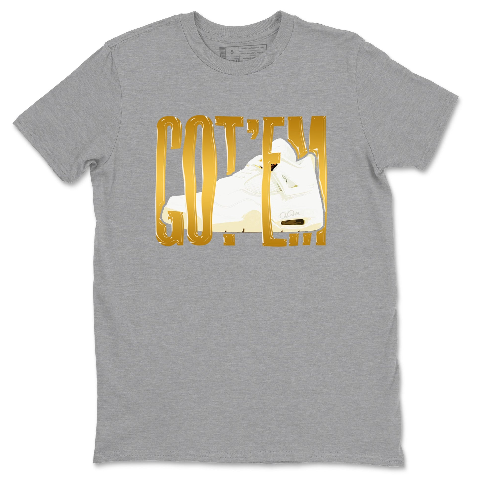 4s Sail shirt to match jordans Wiggling Gotem sneaker tees Air Jordan 4 Sail SNRT Sneaker Release Tees unisex cotton Heather Grey 2 crew neck shirt