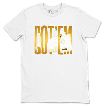 4s Sail shirt to match jordans Wiggling Gotem sneaker tees Air Jordan 4 Sail SNRT Sneaker Release Tees unisex cotton White 2 crew neck shirt