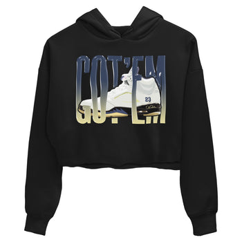 Air Jordan 5 A Ma Maniere x Photon Dust shirt to match jordans Wiggling Gotem sneaker tees Jordan 5 A Ma Maniere "Dawn" SNRT Sneaker Release Tees Black 2 Crop T-Shirt