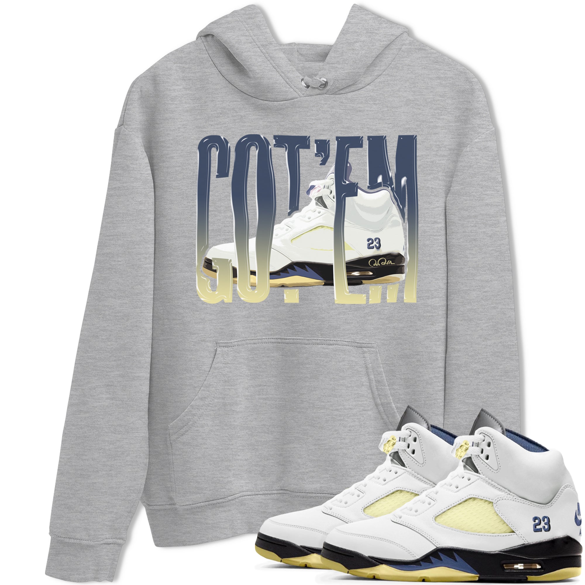 Air Jordan 5 A Ma Maniere x Photon Dust shirt to match jordans Wiggling Gotem sneaker tees Jordan 5 A Ma Maniere "Dawn" SNRT Sneaker Release Tees Unisex Heather Grey 1 T-Shirt