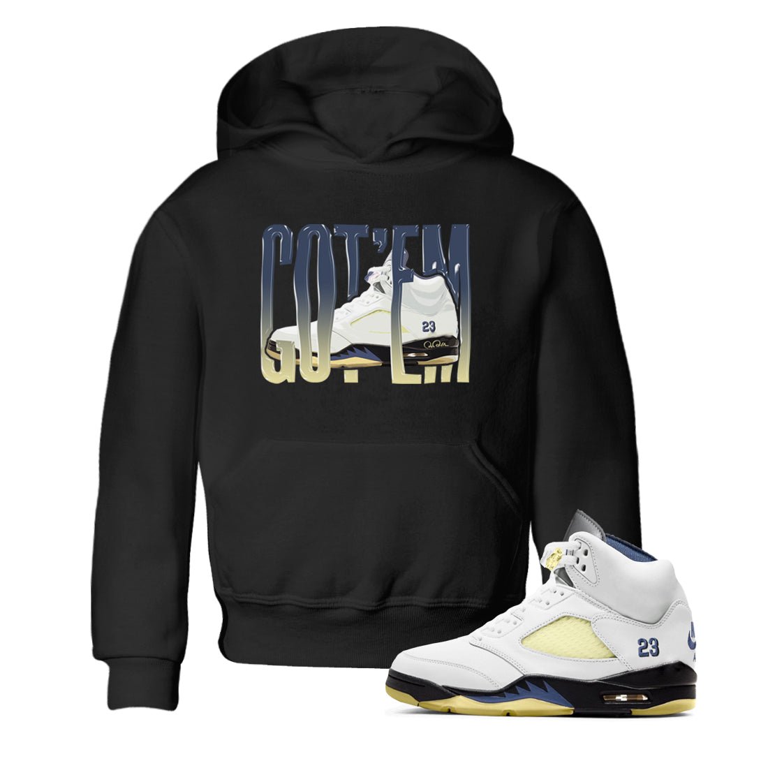 Air Jordan 5 A Ma Maniere x Photon Dust shirt to match jordans Wiggling Gotem sneaker tees Jordan 5 A Ma Maniere "Dawn" SNRT Sneaker Release Tees Baby Toddler Black 1 T-Shirt